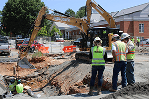 construction dig site